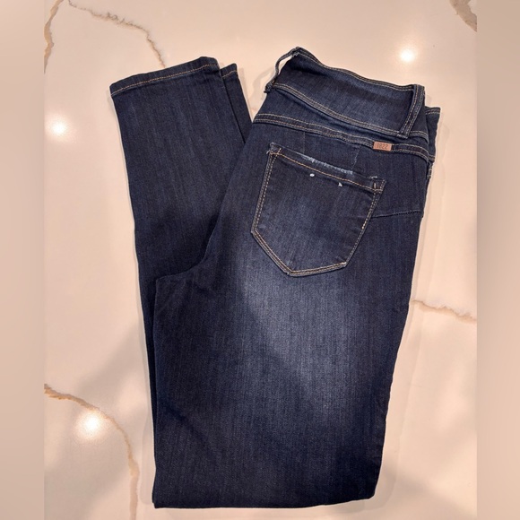 1822 Denim Dark Blue Skinny Jeans - Picture 3 of 6